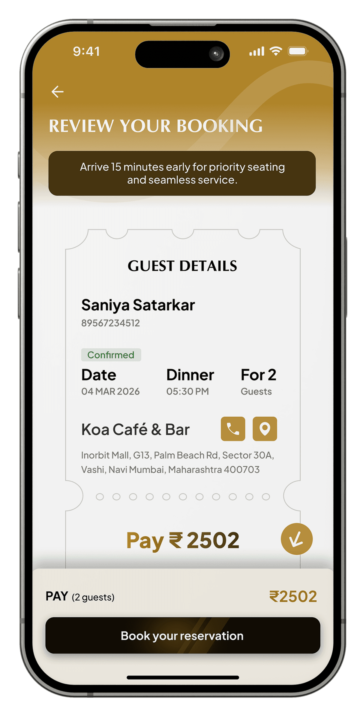 Quintessence – Booking Review
