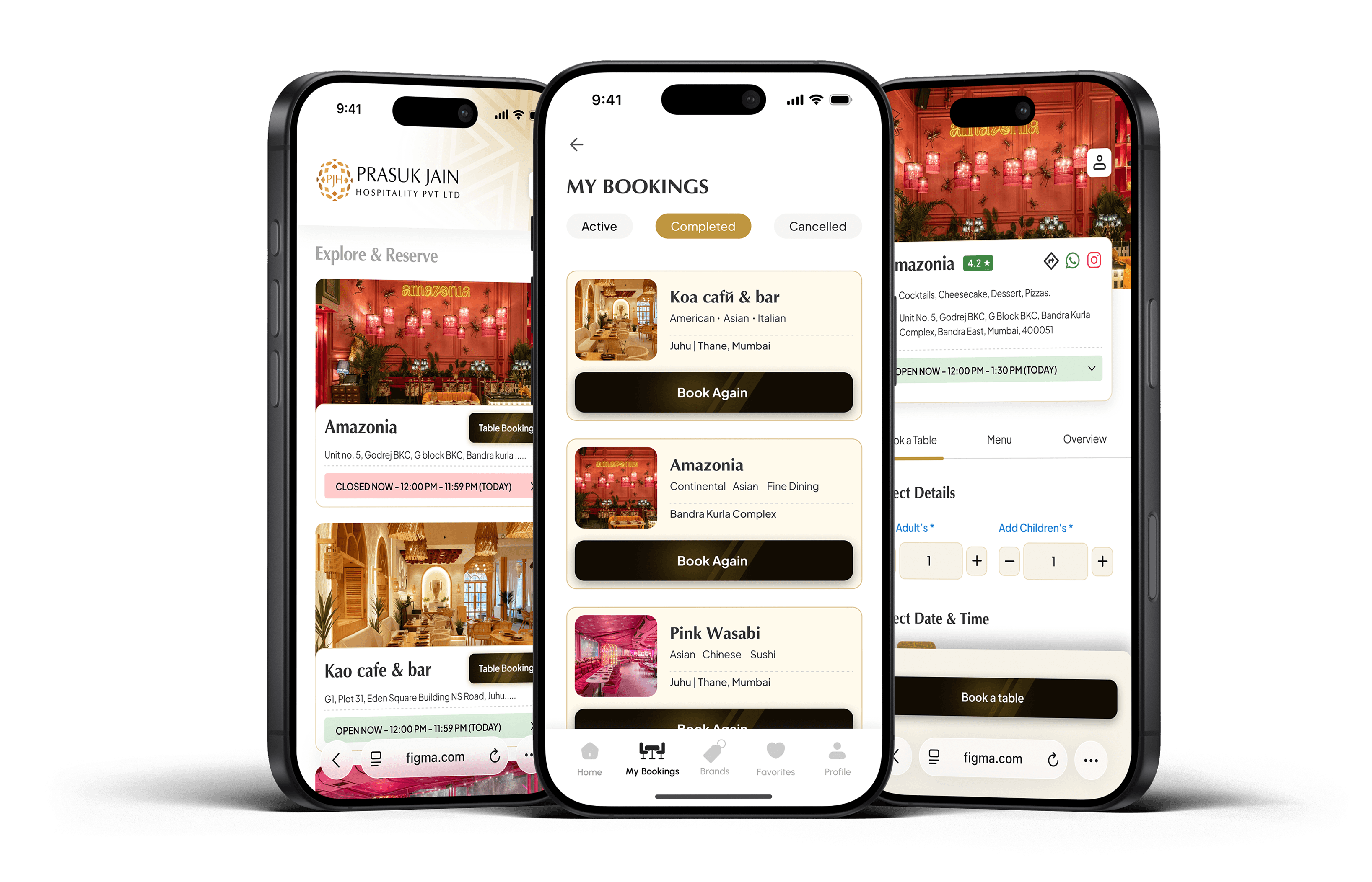 Reservation Mobile App Showcase